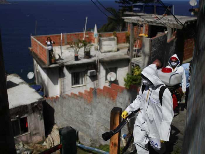 Many of the early infections were seen in rich neighborhoods of large cities, including Copacabana in Rio de Janeiro. But it only took a few weeks before the virus made its way to Brazil