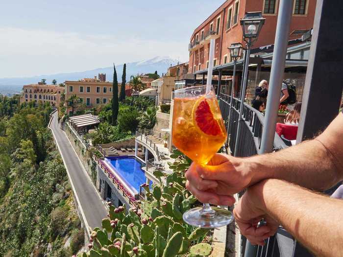 Head to the coast of Italy for an Aperol Spritz.