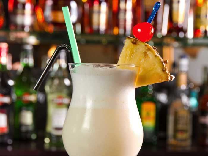 Imagine the sun, sand, and water while drinking a piña colada from San Juan, Puerto Rico.