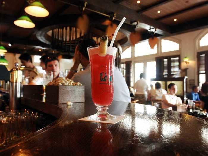 Sip a Singapore sling and imagine being a Raffles Hotel, the place where the drink originated.