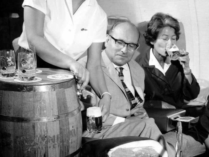 Lufthansa was even the first airline to offer draft beer on its flights and still offers a special Oktoberfest-themed catering menu to this day.