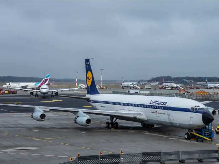 The new plane cut down travel times significantly and opened up new routes for Lufthansa.