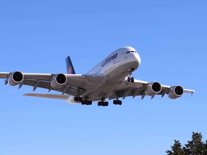 Lufthansa is also one of the few carriers to operate the Airbus A380.