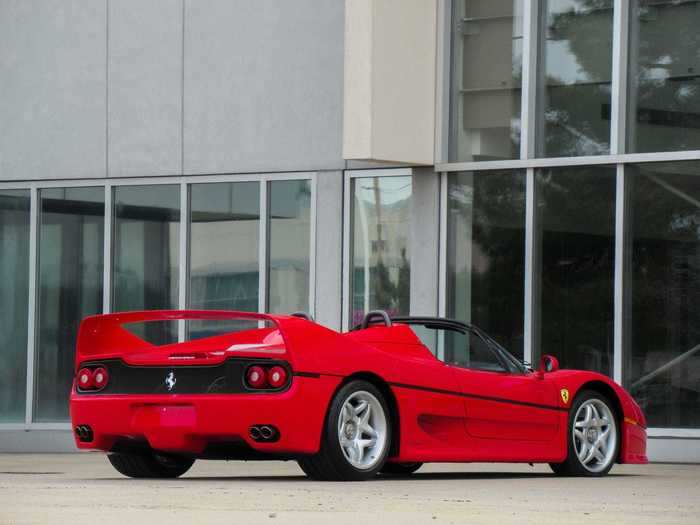 Then there’s this 1995 Ferrari F50, projected to sell for between $2.5 million and $2.75 million.