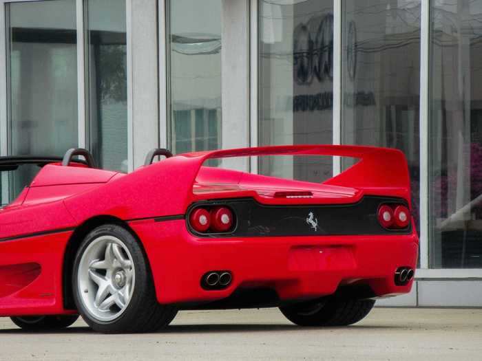 All in all, the F50 weighs just over 3,000 pounds.