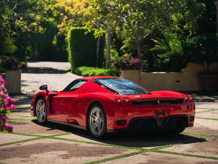 A 2003 Ferrari Enzo will also be available, projected to sell for between $2.6 to $2.9 million.