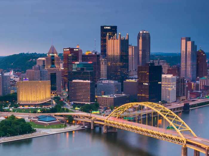 18. Pittsburgh, Pennsylvania: 31.81% of jobs in this city require at least a college degree.