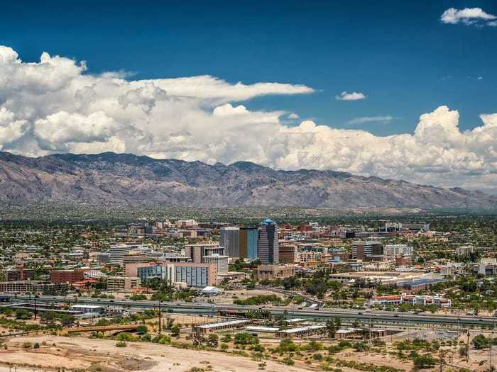 16. Tucson, Arizona: 31.94% of jobs in this city require at least a college degree.