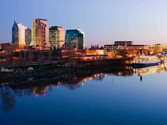 10. Sacramento, California: 32.71% of jobs in this city require at least a college degree.