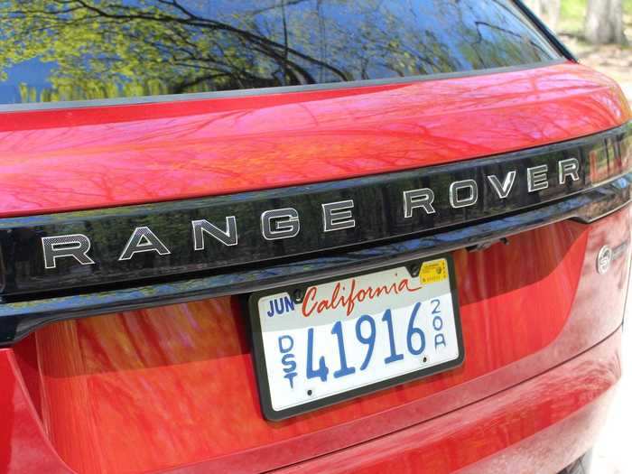 The Range Rover nameplate is echoed at the rear.