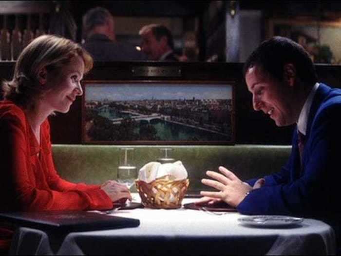 Sandler was Barry Egan in "Punch-Drunk Love" (2002).