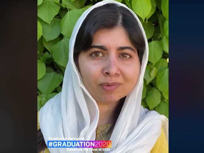 Education activist Malala Yousafzai, who