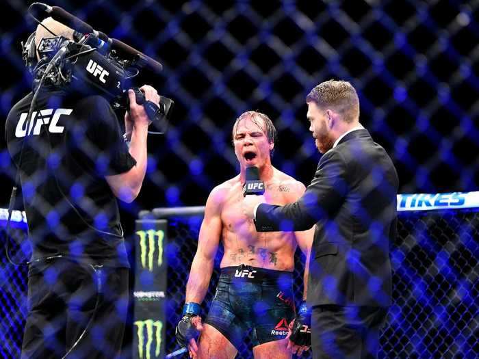 "I feel a little bloody, but I feel great," Landwehr said after scoring his first UFC win. "I think I just proved that I am one of the most elite fighters on the planet."