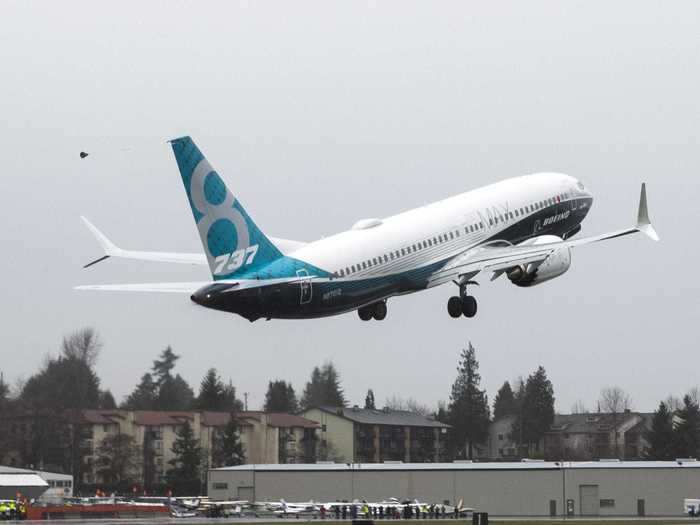 The new interior was destined for the Boeing 737 Max aircraft, the newest narrow-body jet to come from the American manufacturer.