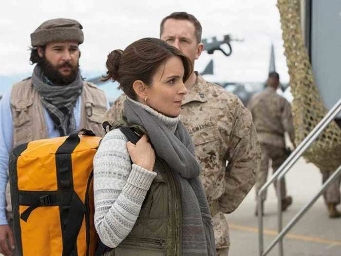 Fey starred as Kim Barker in "Whiskey Tango Foxtrot" (2016).