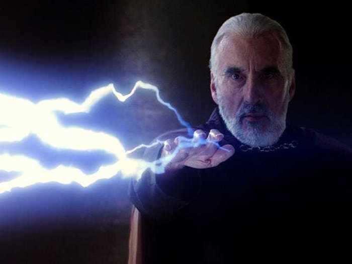 Christopher Lee joined "Star Wars" as Count Dooku in "Attack of the Clones."