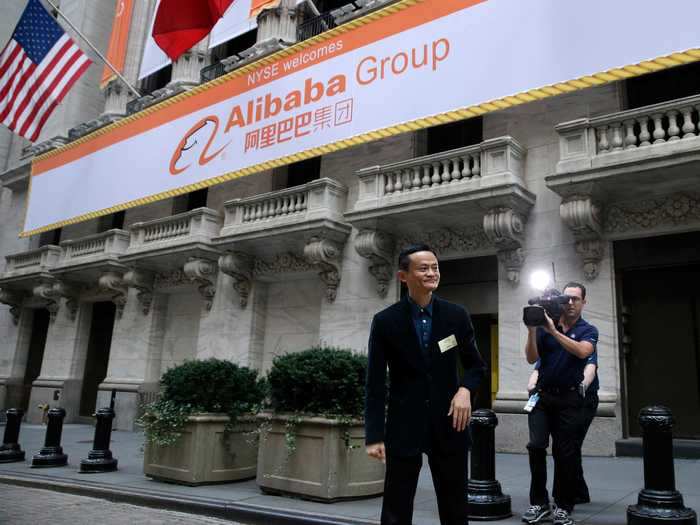 Alibaba went public on September 19, 2014. "Today what we got is not money. What we got is the trust from the people," Ma told CNBC at the time.