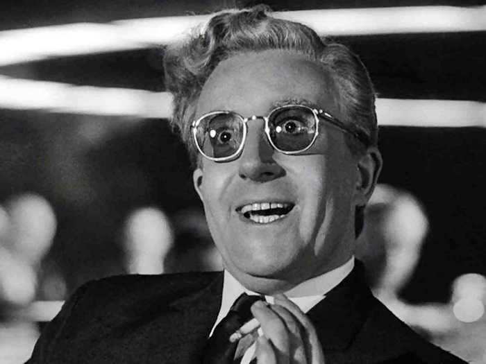 25. "Dr. Strangelove or: How I Learned to Stop Worrying and Love the Bomb" (1964)