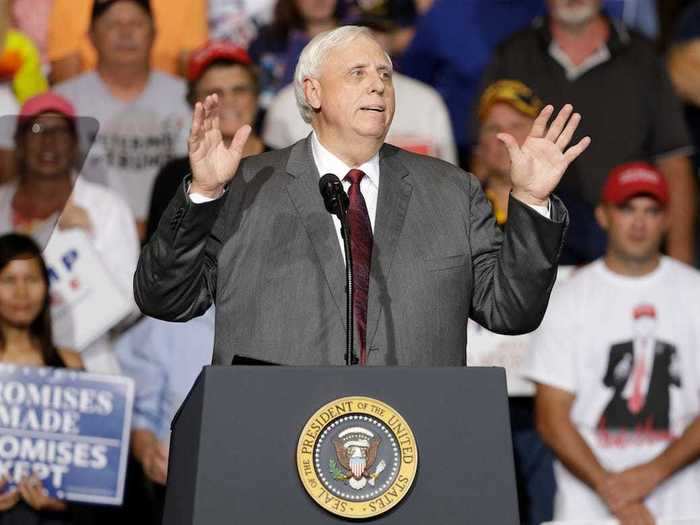 West Virginia Gov. Jim Justice made a six-figure donation to Trump, just three years after joining the Republican party.