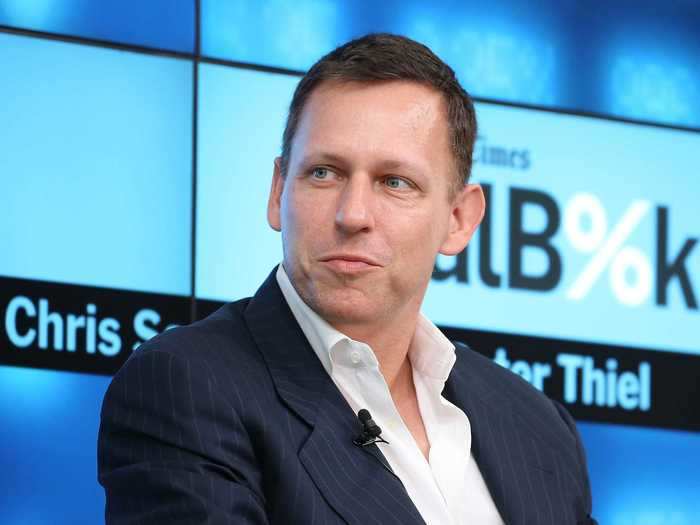 Peter Thiel, one of Trump