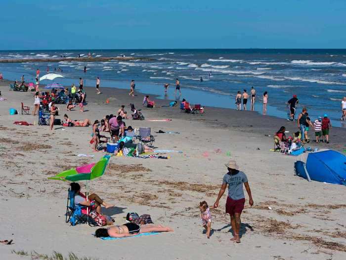Most Texas beaches were also reopened on May 1, though some have implemented curfews and banned activities such as camping. Public pools have also been permitted to open at 25% capacity.
