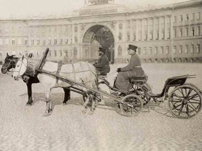 When getting around, horse and buggy were extremely popular 150 years ago.