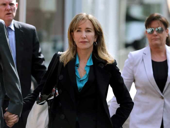 Felicity Huffman was sentenced to 14 days in jail