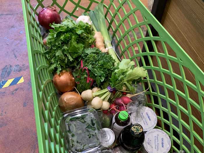 Some clients have placed orders through InstaCart, an online grocery shopping service, which has forced Carroll to get creative since shoppers for the service don