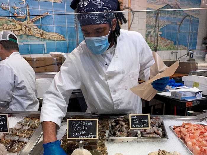 Before the coronavirus, Eataly would be full of people eating pizza and drinking wine at midday on a Tuesday, Carroll said. Now, it