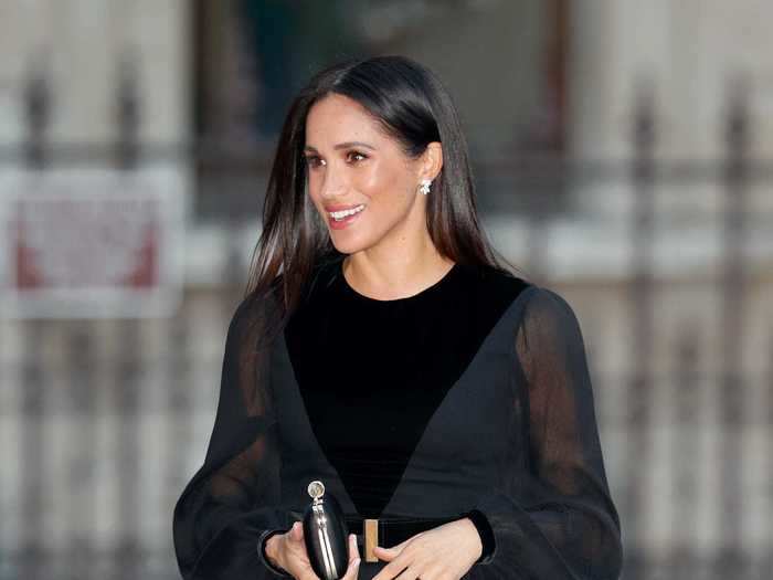 Markle looked chic at her first official solo appearance as a member of the royal family in September 2018.