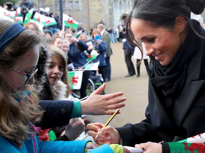 As a duchess, autographs are against royal protocol — but she