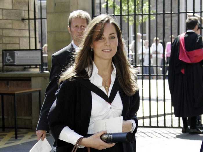 Kate Middleton graduated from St. Andrews with a degree in art history.