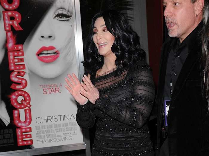 She wore a short bandage dress for her hand and footprint ceremony at the Grauman