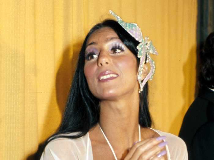 She showed off a more delicate look at the Grammys in 1974.