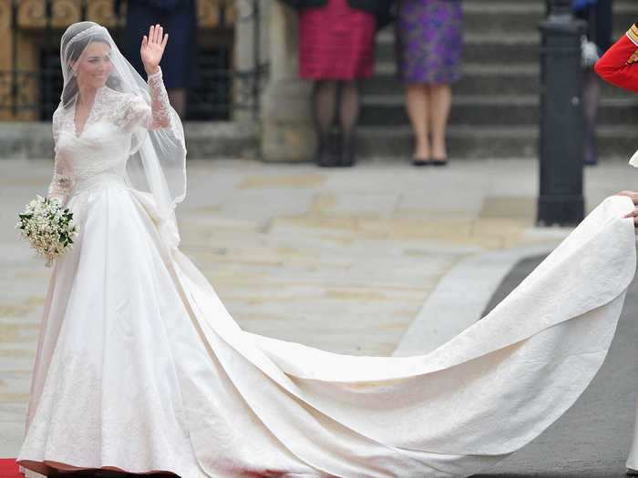 Two billion people tuned in to watch Kate Middleton marry Prince William in a now famous Alexander McQueen dress.