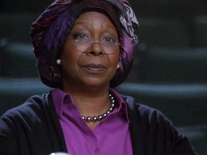 Whoopi Goldberg had a recurring role as Dean of Vocal Performance and Song Interpretation at NYADA.