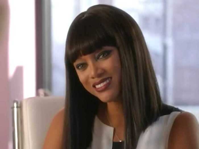 Supermodel Tyra Banks guest-starred as Bichette, the owner and manager of a modeling agency.