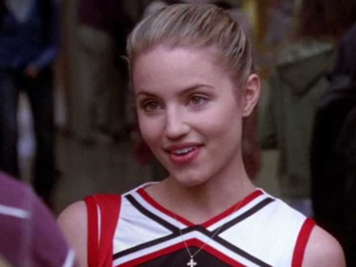 Dianna Agron played a popular cheerleader named Quinn Fabray.