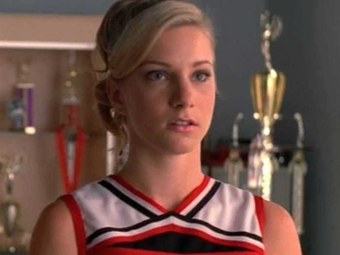 Heather Morris starred as Brittany Pierce, another Cheerio.