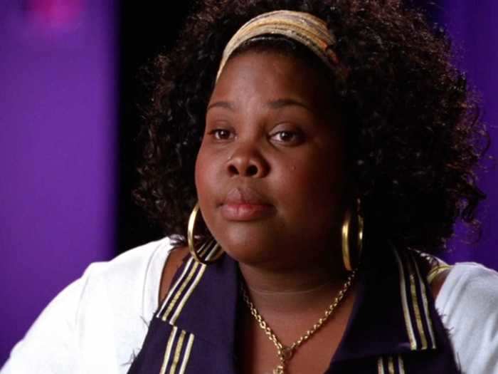 Amber Riley played Mercedes Jones, a confident New Directions member with an impressive vocal range.