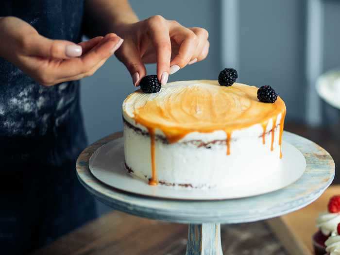 Combine Jell-O powder with white frosting if you