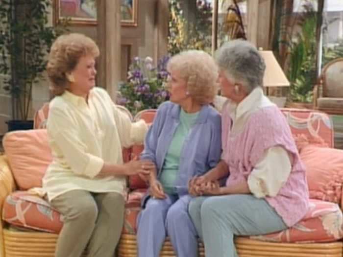 In 1985, another heartwarming comedy series premiered: "The Golden Girls."