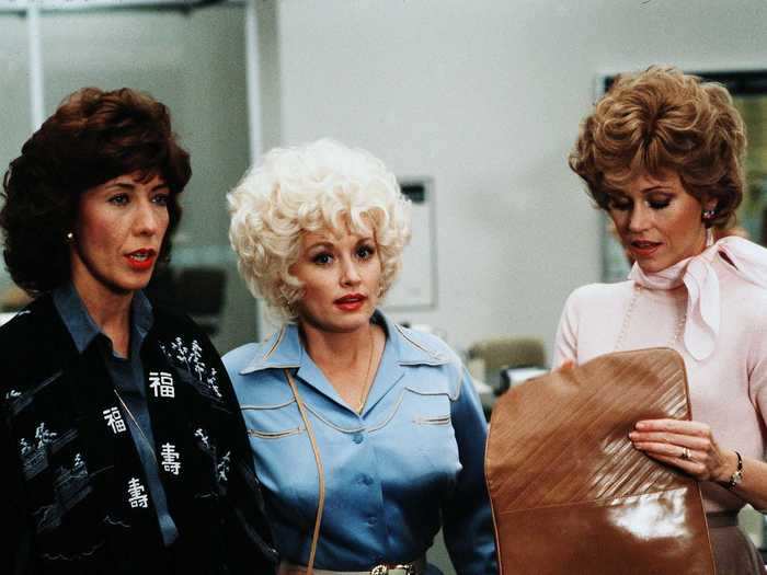 Dolly Parton, Lily Tomlin, and Jane Fonda made headlines with their comedy "9 to 5" in 1980.