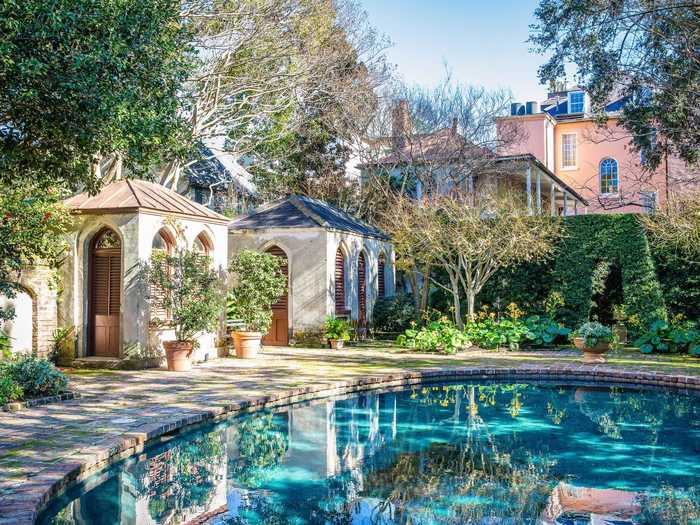 The mansion, located on Church St. in the South of Broad neighborhood of Charleston is on the market for almost $10 million.