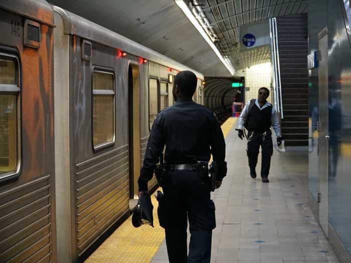 25. Transit and railroad police