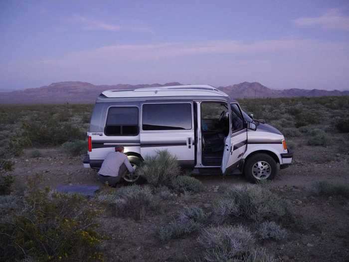 "If these weird pandemic things happen, we have a way to get out, drive down a rough dirt road, and actually camp for like a week," she said.