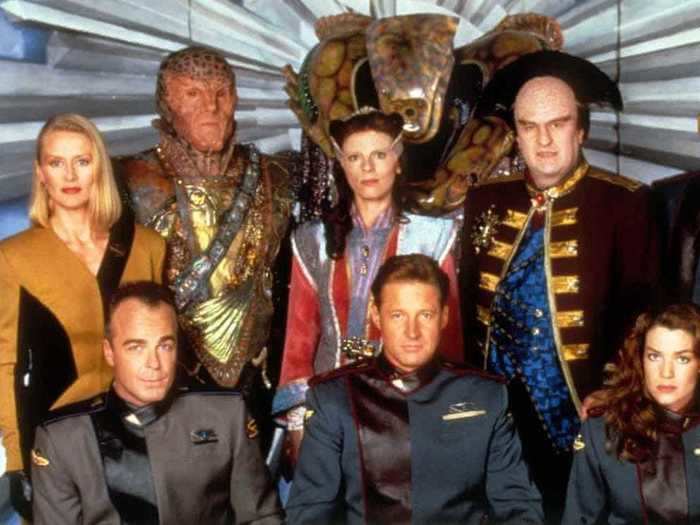 "Babylon 5" is a space opera following the personal and politica drama that unfolds on a space station.