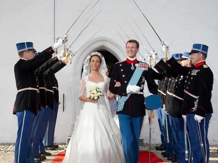 Prince Joachim married Marie Cavallier of France in Moegeltoender in 2008.