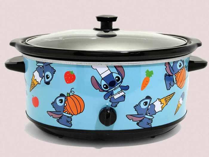 To put a Disney spin on dinner, consider a Stitch-themed slow cooker.