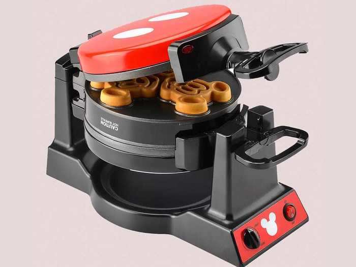 A Mickey Mouse waffle maker will transport you to a Disney theme park.